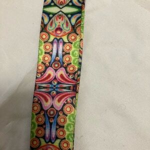 Colorful Patterned Fabric Guitar Strap